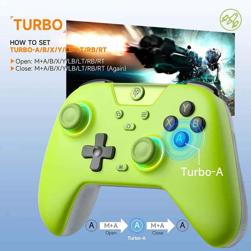 EasySMX X05 โ RGB Wireless Gamepad with Hall Effect (PC/Switch/Phone)