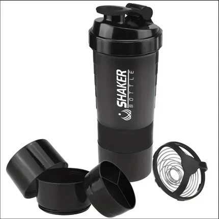 Best Shaker Bottle with Storage: Dual-Tier Design for Gym & Fitness Lovers