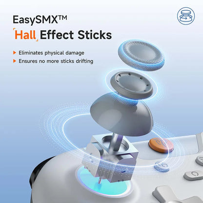 EasySMX X05 – RGB Wireless Gamepad with Hall Effect (PC/Switch/Phone)