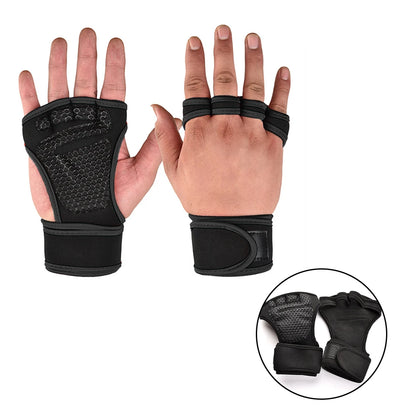 Weightlifting Gym Gloves – Palm & Wrist Support – Men & Women
