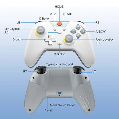 EasySMX X05 – RGB Wireless Gamepad with Hall Effect (PC/Switch/Phone)
